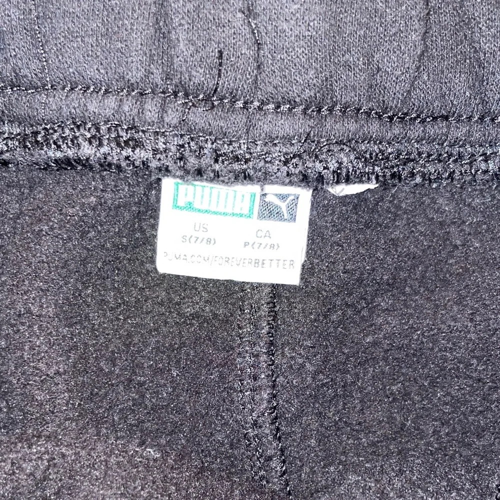 Puma Kids Black Joggers - Picture 2 of 9